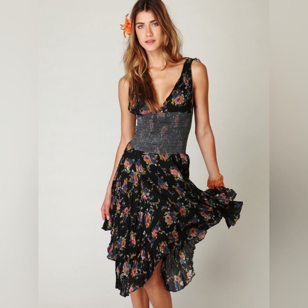 FP One Wisteria And Lattice Dress Size S